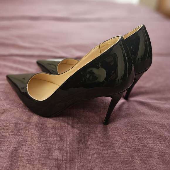 New Custom Extra Wide Red Bottom Stiletto 110mm (4.3 inch) Heel Pumps - Picture 5 of 5